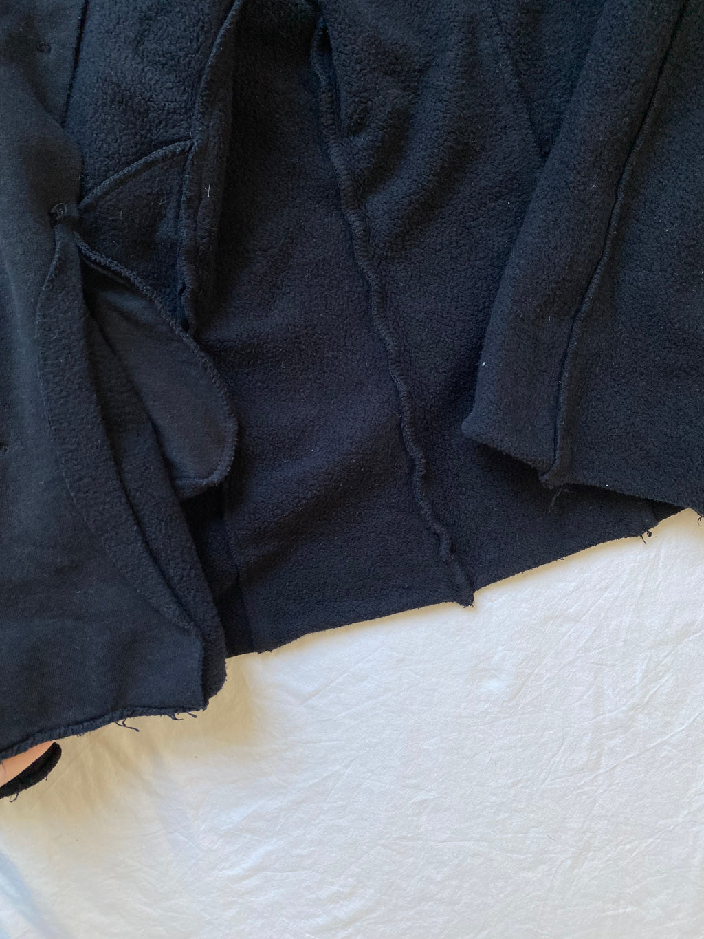 Vintage buttoned short Napoleon sweater jacket spring summer Cotton blend