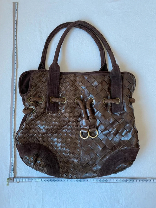 Vintage 40% Genuine Leather Large Handbag