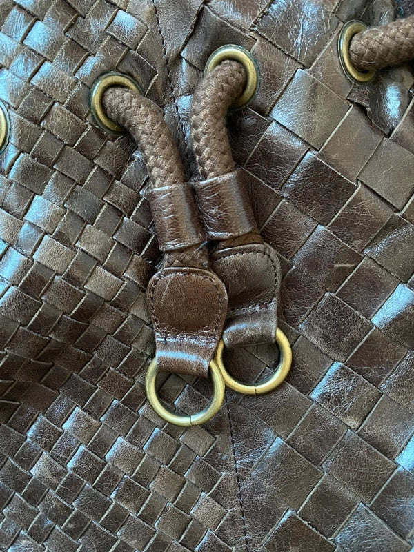 Vintage 40% Genuine Leather Large Handbag
