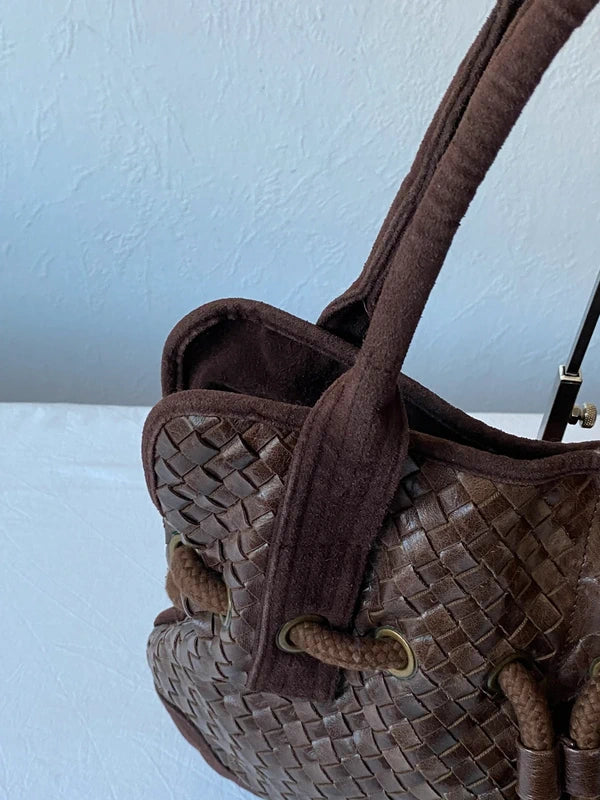 Vintage 40% Genuine Leather Large Handbag