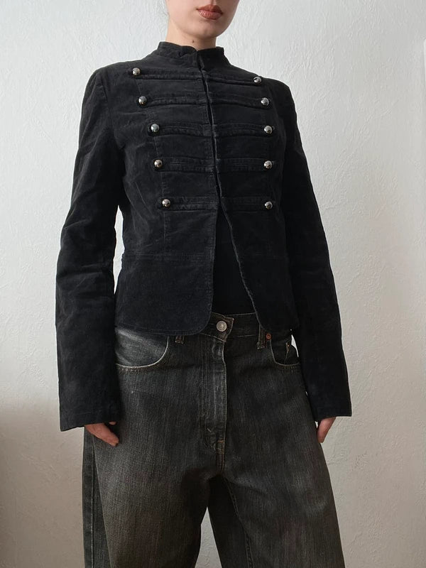Vintage 96% Cotton Short Napoleon Jacket