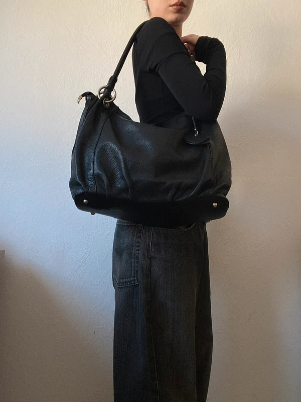 Vintage Genuine Italian Leather Handbag Shoulder Bag