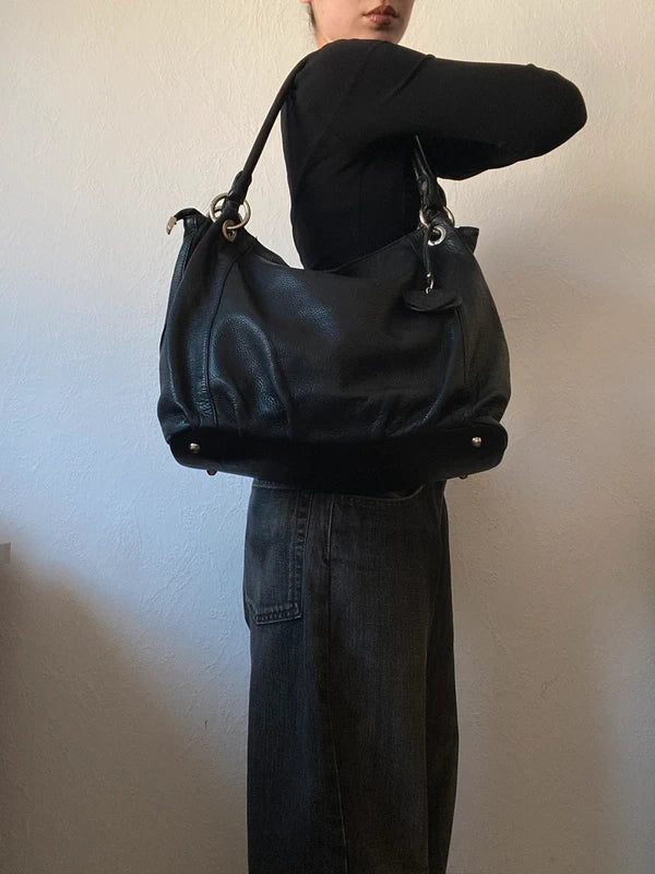 Vintage Genuine Italian Leather Handbag Shoulder Bag