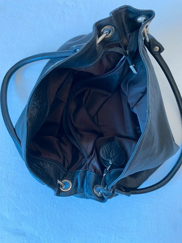 Vintage Genuine Italian Leather Handbag Shoulder Bag