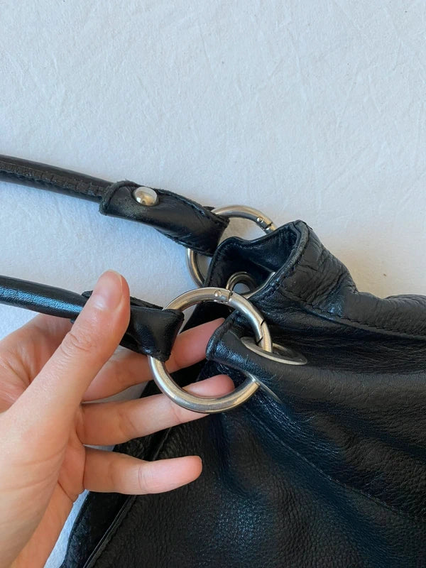 Vintage Genuine Italian Leather Handbag Shoulder Bag