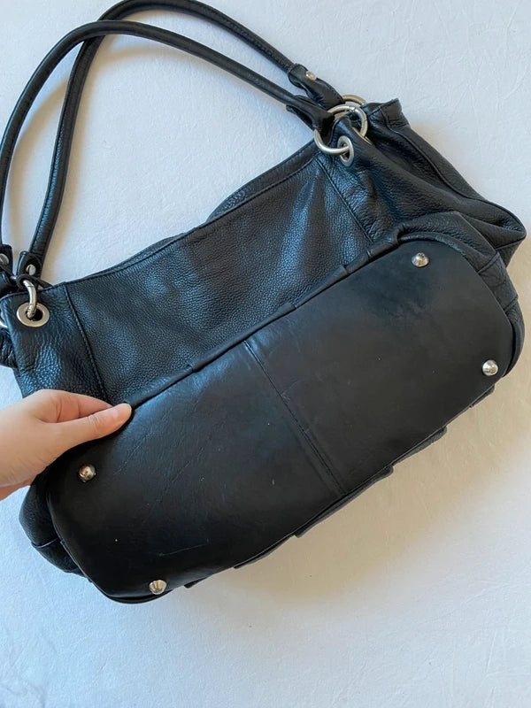 Vintage Genuine Italian Leather Handbag Shoulder Bag
