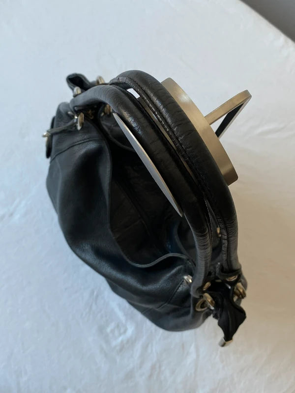 Vintage Genuine Italian Leather Handbag Shoulder Bag