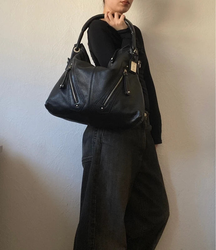 Premium Vintage Leather Handbag & Shoulder Bag