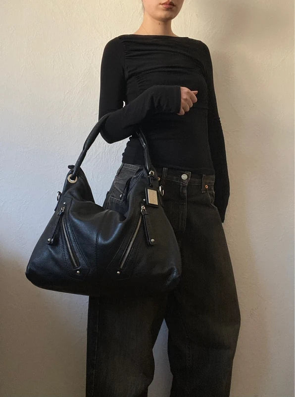 Premium Vintage Leather Handbag & Shoulder Bag