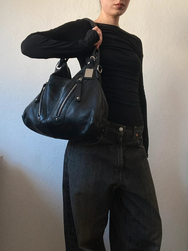 Premium Vintage Leather Handbag & Shoulder Bag