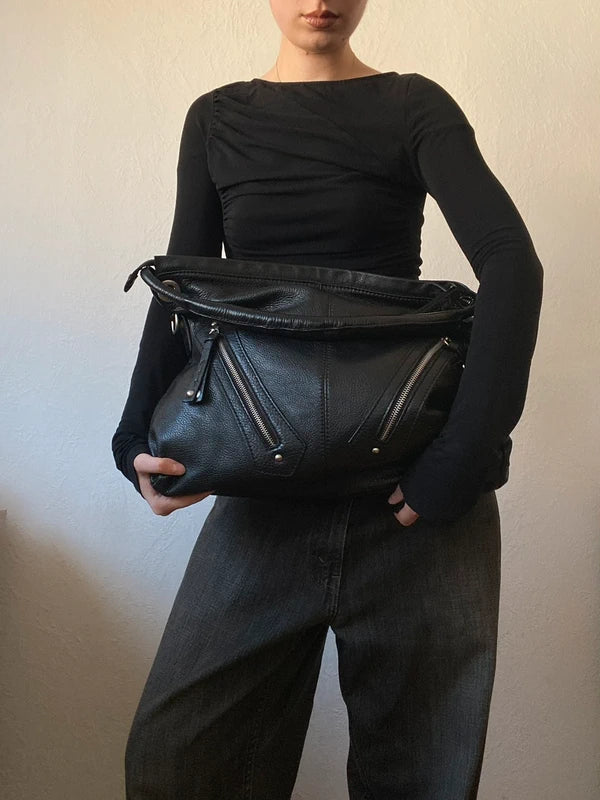 Premium Vintage Leather Handbag & Shoulder Bag