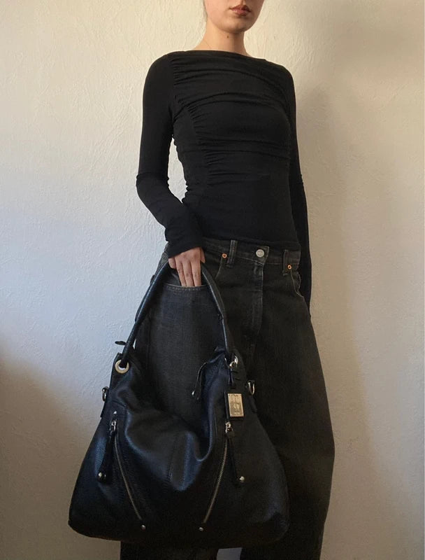 Premium Vintage Leather Handbag & Shoulder Bag