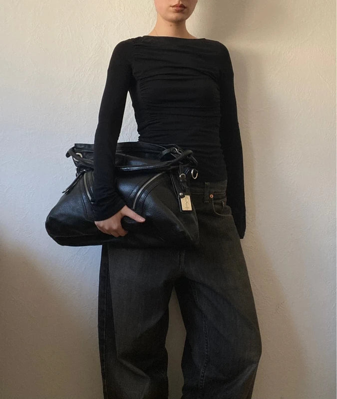 Premium Vintage Leather Handbag & Shoulder Bag