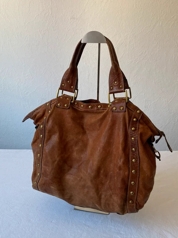 Vintage Genuine Leather Archive Avantgarde Shoulder Bag