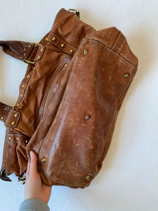 Vintage Genuine Leather Archive Avantgarde Shoulder Bag