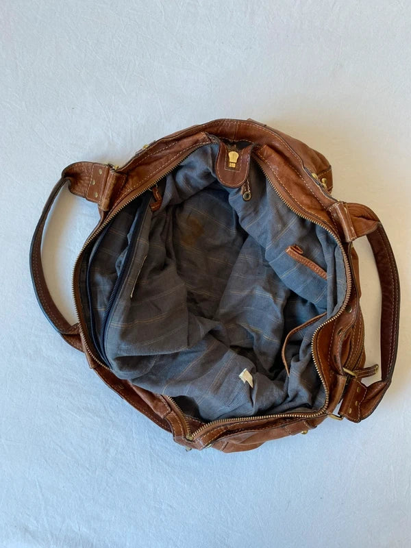 Vintage Genuine Leather Archive Avantgarde Shoulder Bag