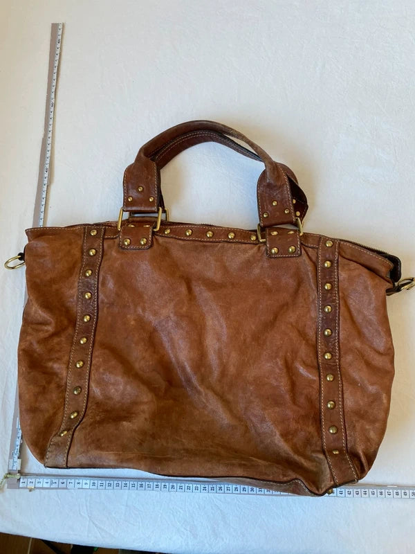 Vintage Genuine Leather Archive Avantgarde Shoulder Bag