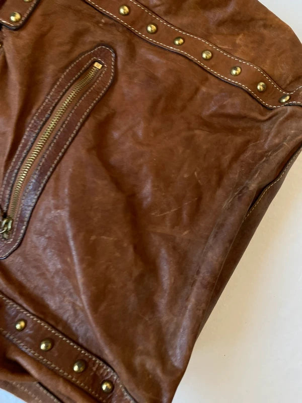 Vintage Genuine Leather Archive Avantgarde Shoulder Bag