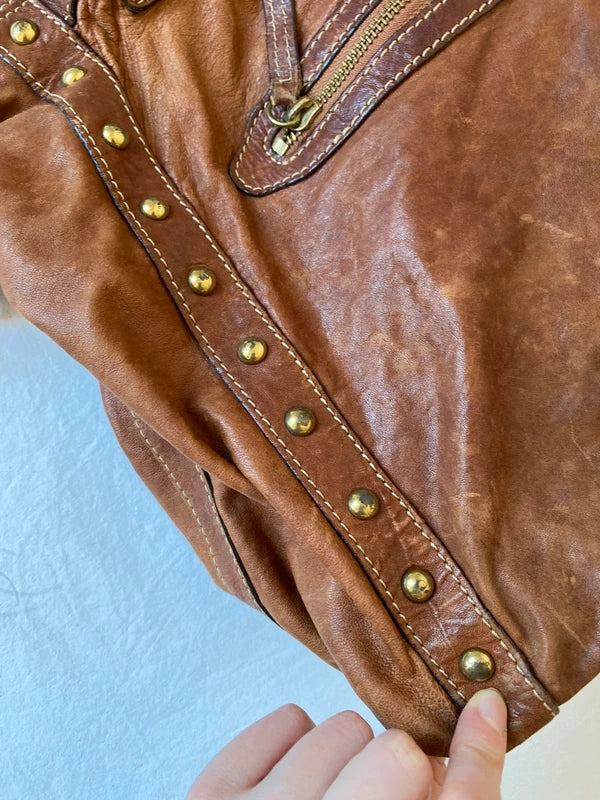 Vintage Genuine Leather Archive Avantgarde Shoulder Bag