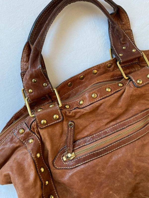 Vintage Genuine Leather Archive Avantgarde Shoulder Bag