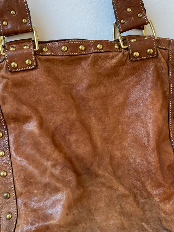 Vintage Genuine Leather Archive Avantgarde Shoulder Bag