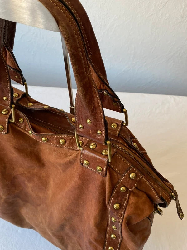 Vintage Genuine Leather Archive Avantgarde Shoulder Bag