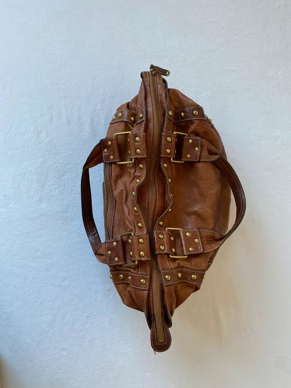 Vintage Genuine Leather Archive Avantgarde Shoulder Bag
