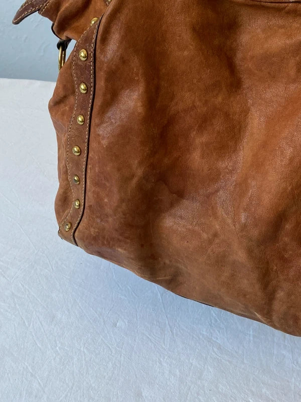 Vintage Genuine Leather Archive Avantgarde Shoulder Bag
