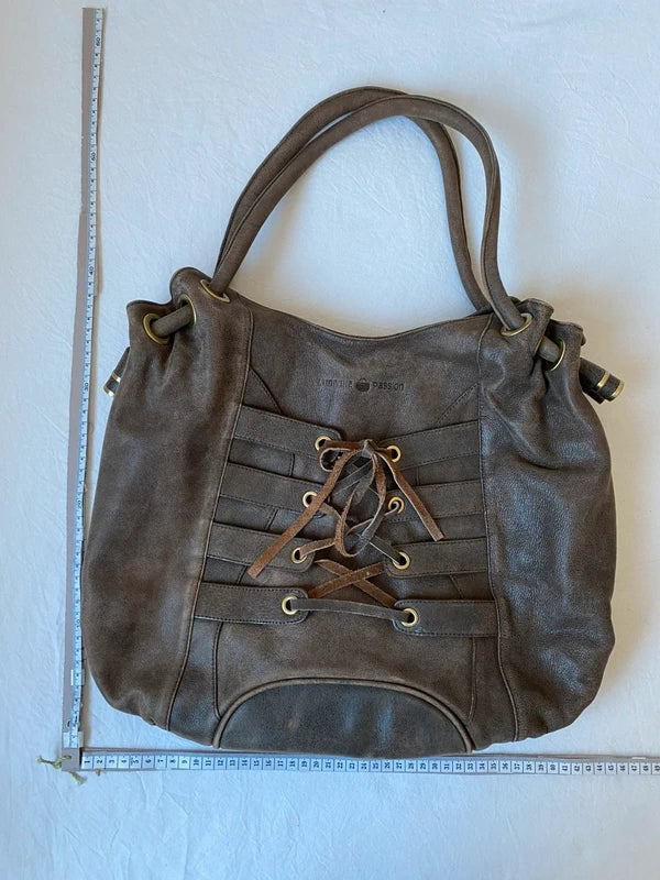 Vintage Laced Shoulder Bag Large Purse