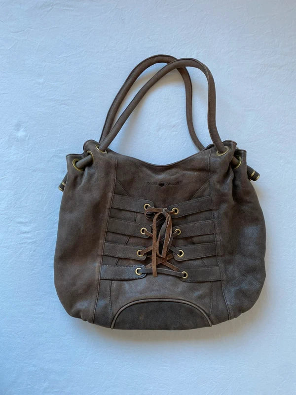 Vintage Laced Shoulder Bag Large Purse